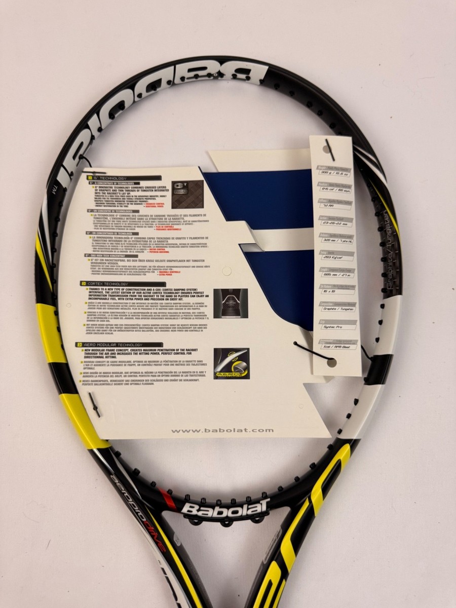 2 Matched Babolat Aeropro Drive GT 2013 Tennis Racquet Racket 4 3