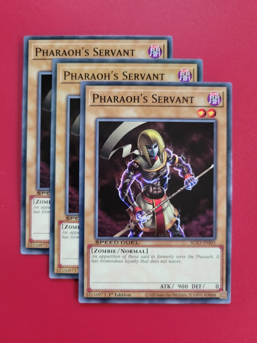 Yugioh SGX3-ENI05 Set Spirit of the Pharaoh First Second Third