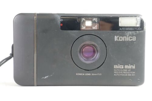 Konica BIG MINI BM-301 Black 35mm F3.5 Compact Camera Used | eBay