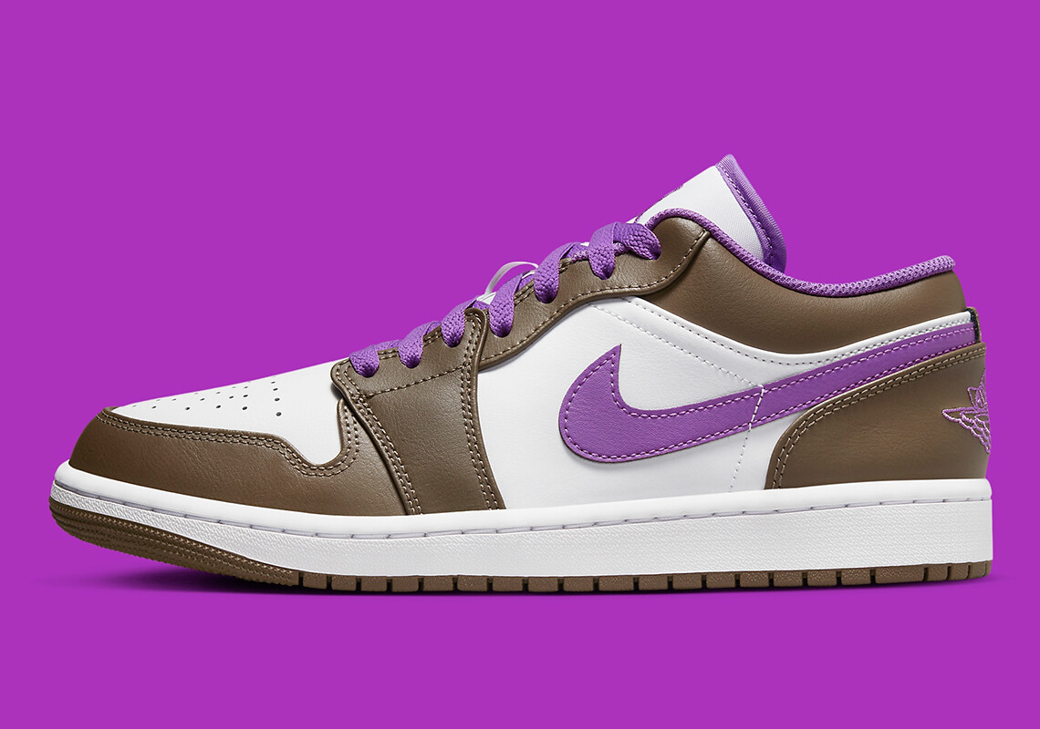 Nike Air Jordan 1 Retro Low Purple Mocha Palomino Wild Berry