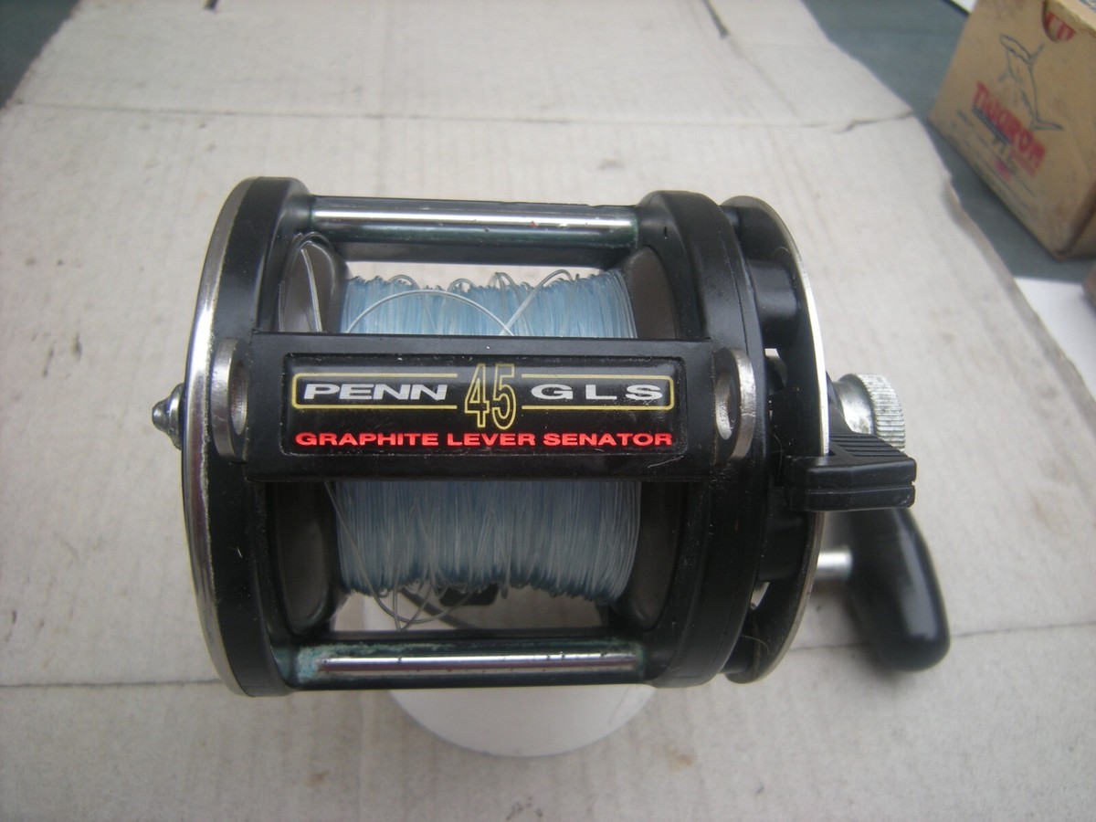 Penn 45GLS Graphite Lever Drag Senator 45 GLS NOS Saltwater Reel