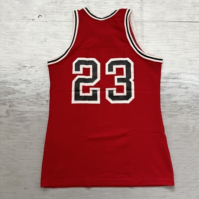 Vintage 80s NBA Sand Knit Chicago Bulls Michael Jordan #23 Jersey