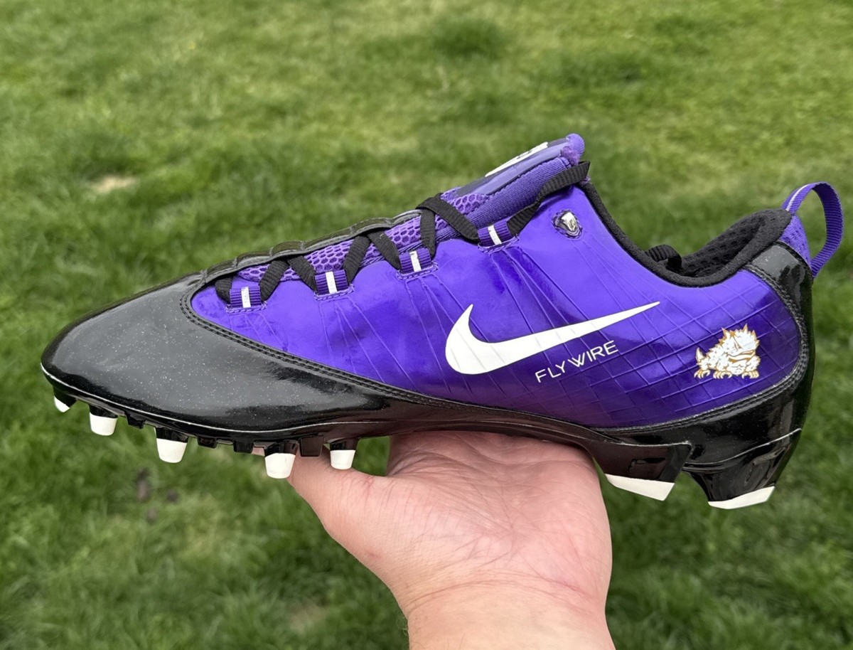 Nike Zoom Vapor Carbon Fly TD TCU Horned Frogs PE Cleats Size 14