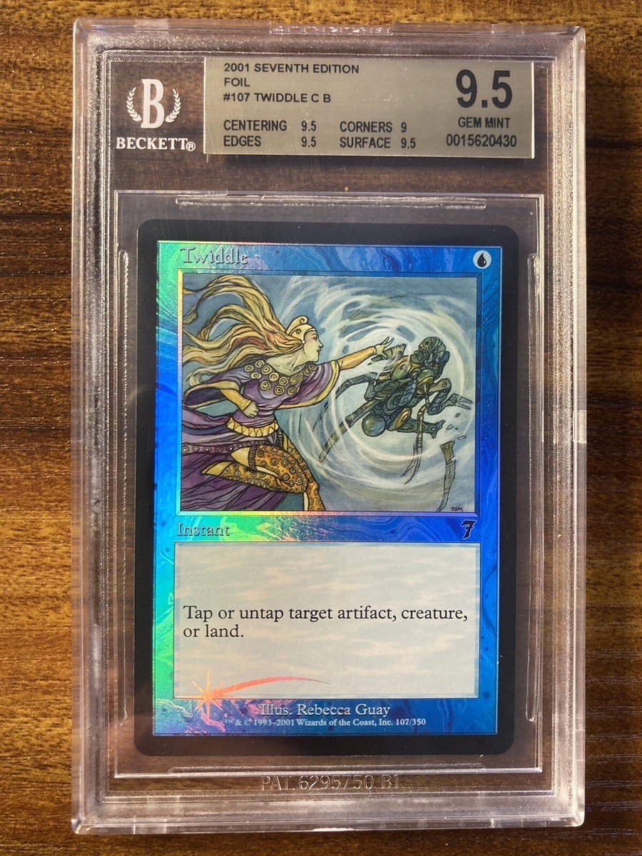 MTG✨TWIDDLE FOIL✨7th Edition BGS 9.5 GEM MINT Instant 2001 R