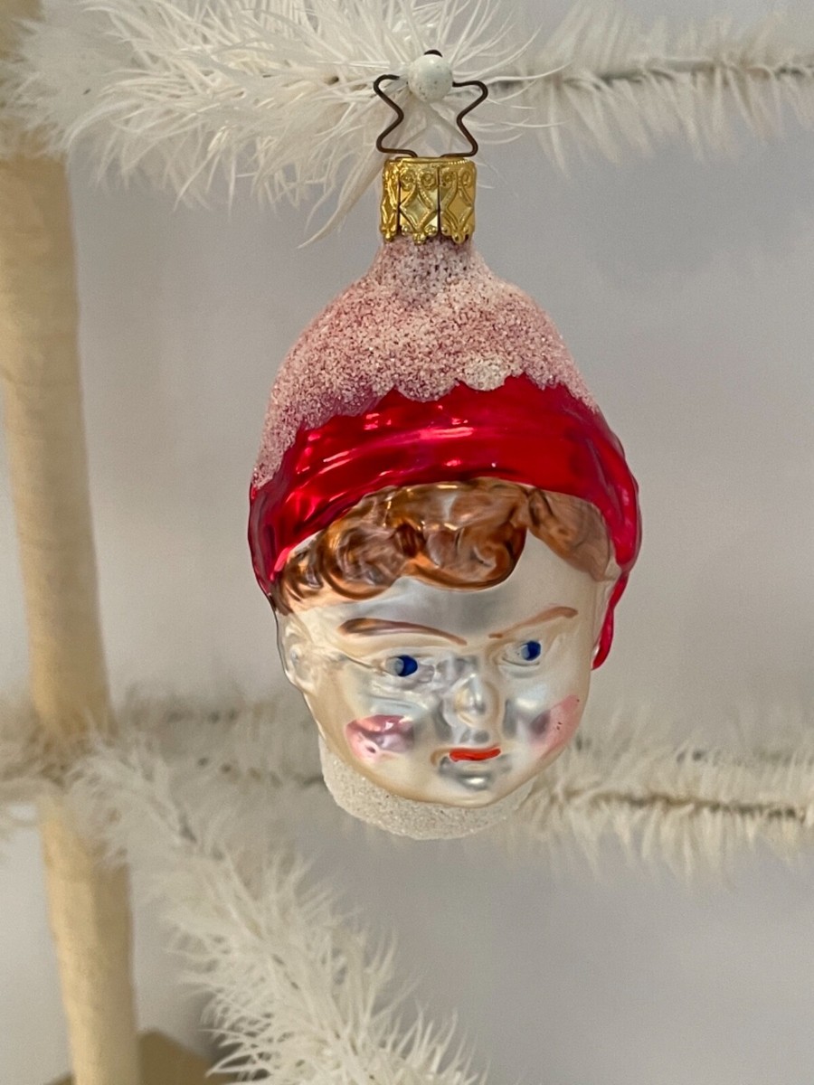 6 Vintage Inge Old World Christmas -Feather Tree Baby Ornaments