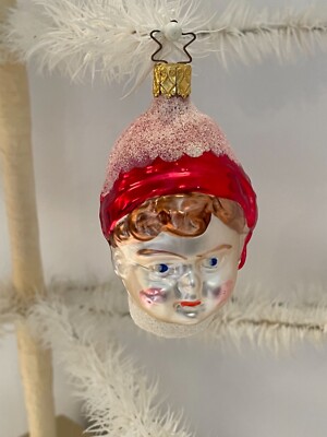 6 Vintage Inge Old World Christmas -Feather Tree Baby Ornaments