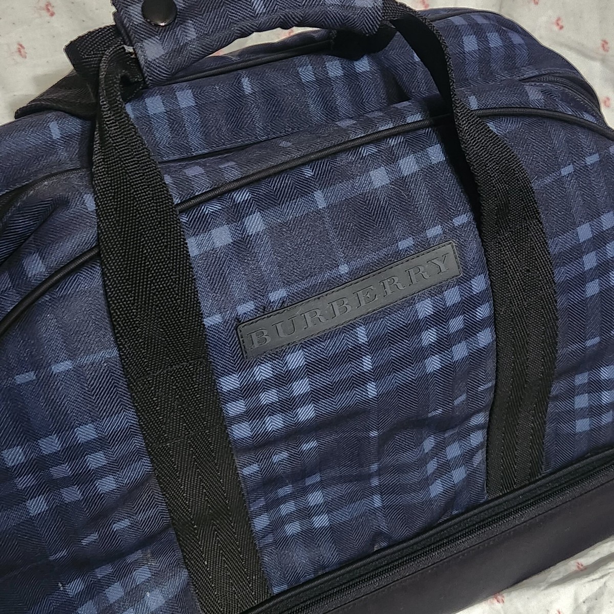 Burberry Golf Blue Nova Golf Travel Bag VTG SUPER RARE | eBay