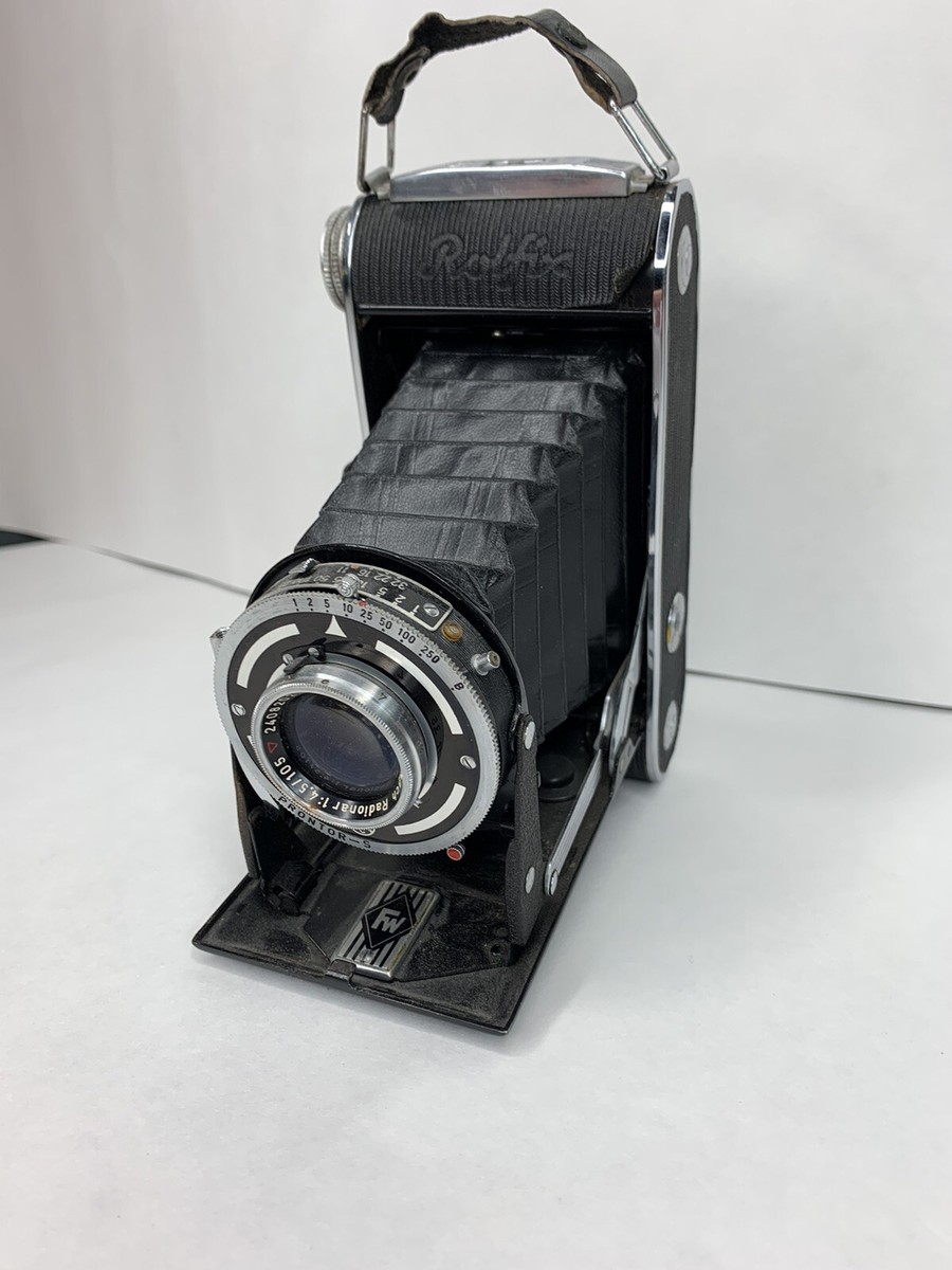 German Franka Rolfix Folding Camera - 105mm F4.5 Lens Vintage