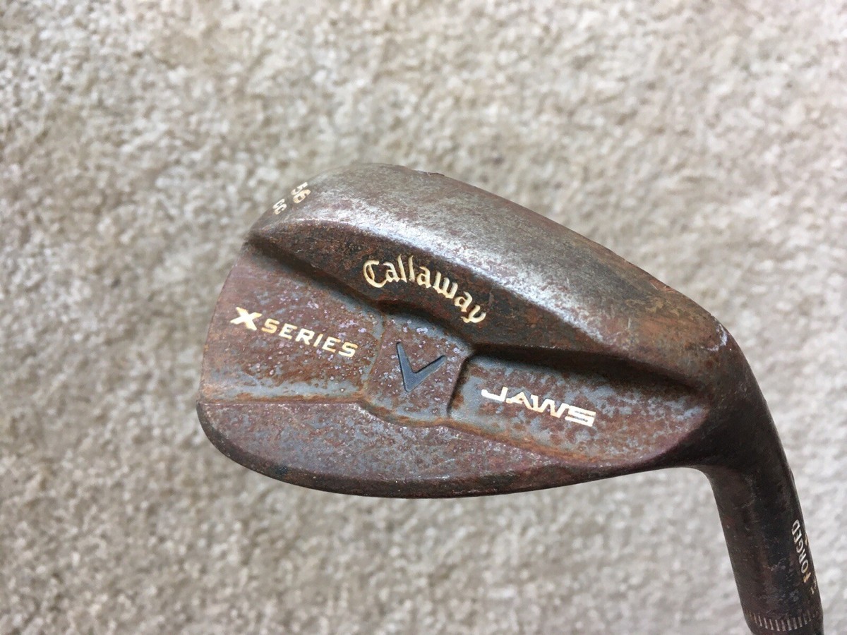 Callaway X Series Jaws Forged 56/12 “Rusty” Sand Wedge Stiff Flex
