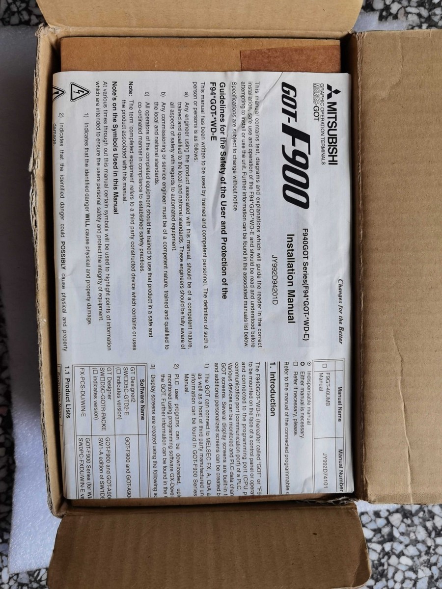 New Mitsubishi Touch Screen F940GOT-BWD-C Free Shipping | eBay