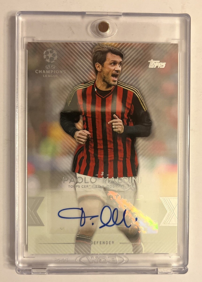 2016 Topps UEFA Champions Paolo Maldini Autograph SP | eBay