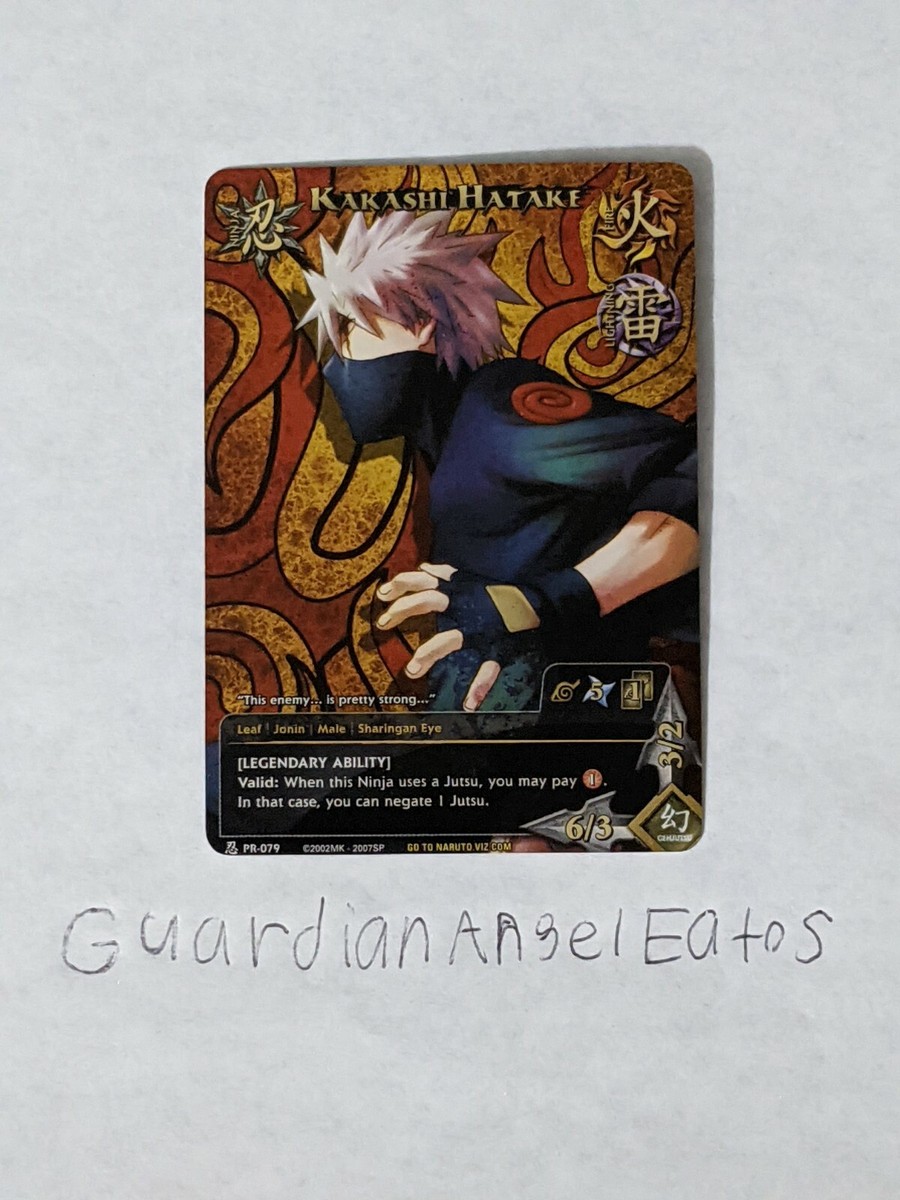 Naruto Tcg CCG Kakashi Hatake Foil Promo Card English Near Mint | eBay
