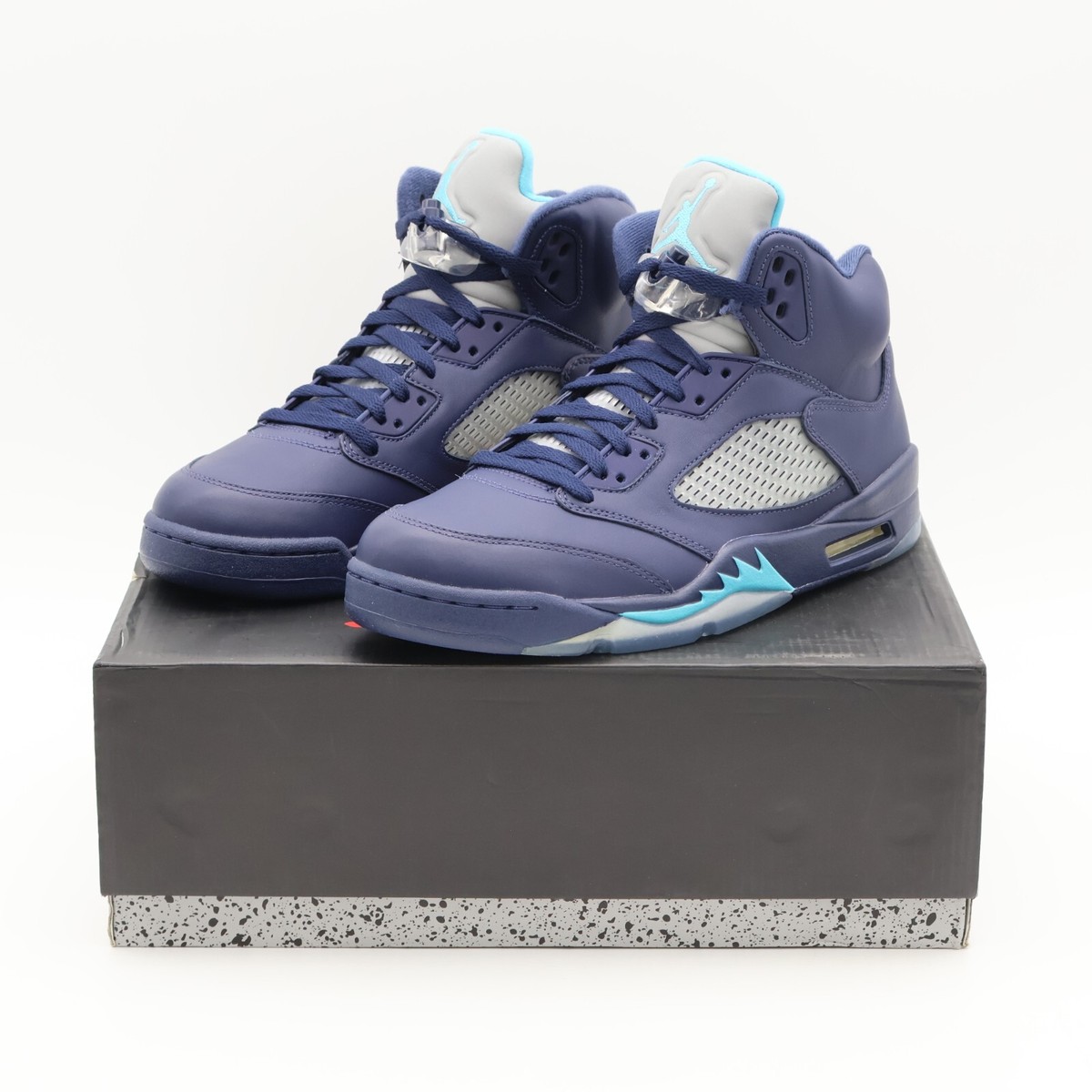 136027-405 Nike Air Jordan 5 Retro Pre-Grape Midnight Navy Blue