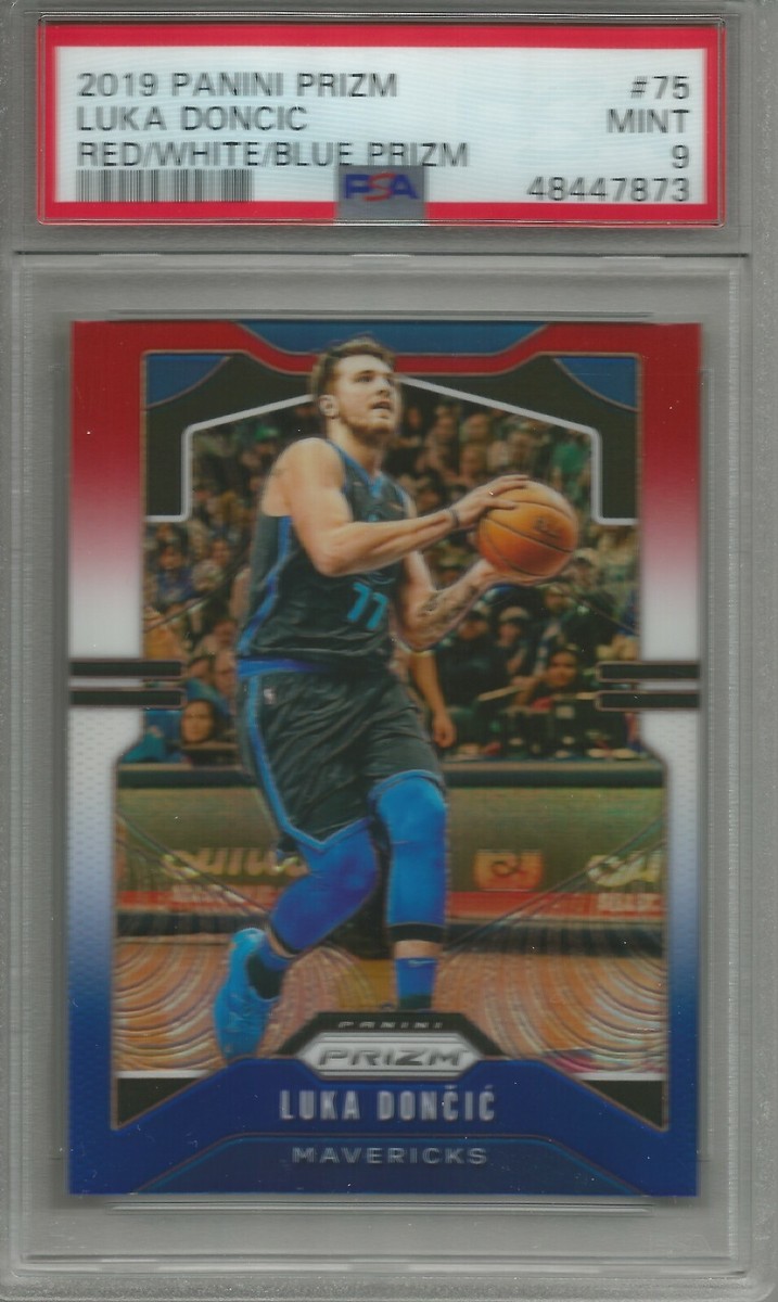 Luka Doncic 19/20 Panini Prizm Red-White-Blue Prizm PSA 9 Mint | eBay