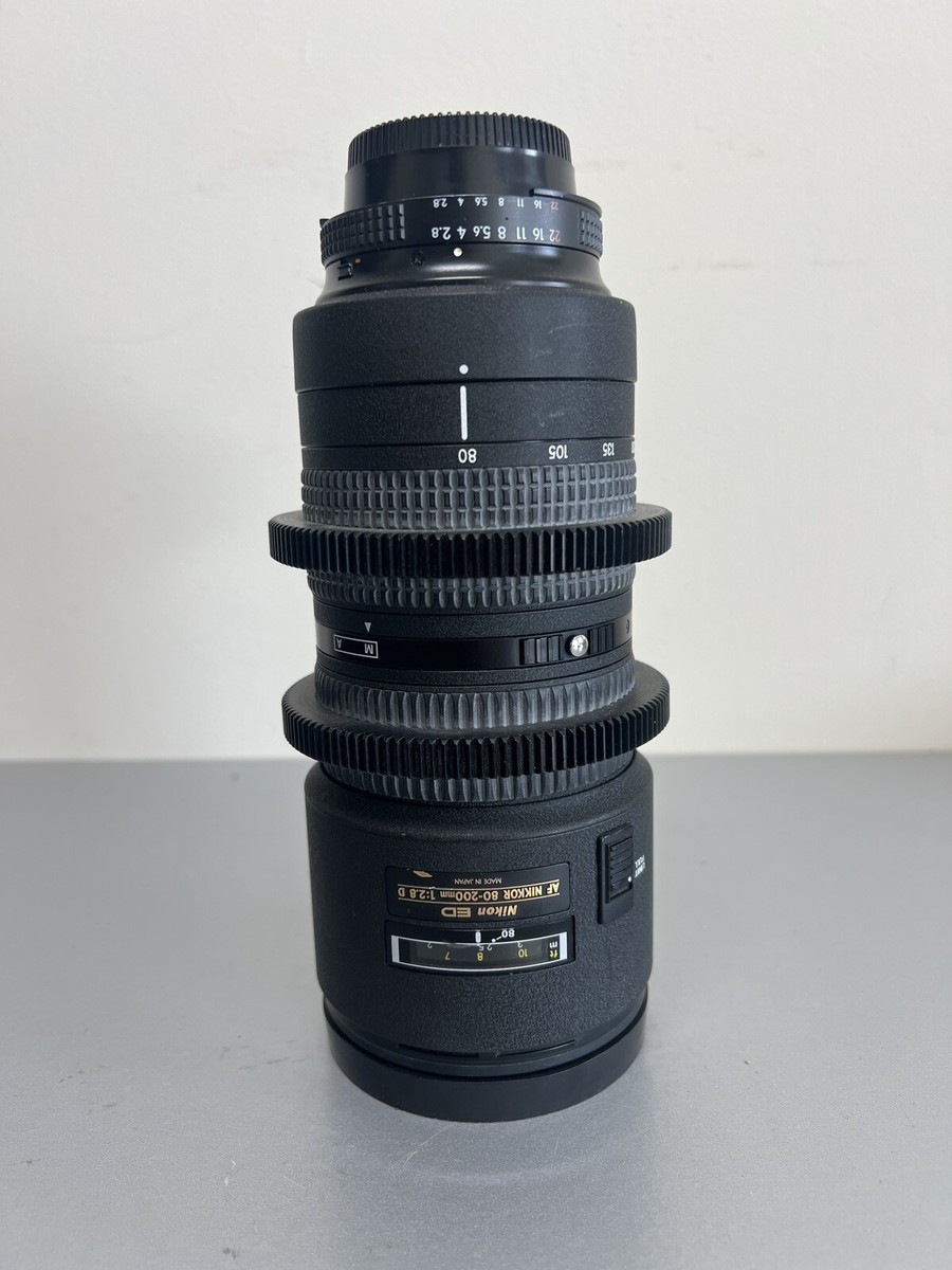 Nikon AF Nikkor 80-200 2.8 ED Duclos Modded w/ Declick & Cine