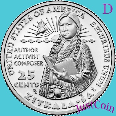 2024-D ZITKALA-SA UNCIRCULATED QUARTER AMERICAN WOMEN | eBay