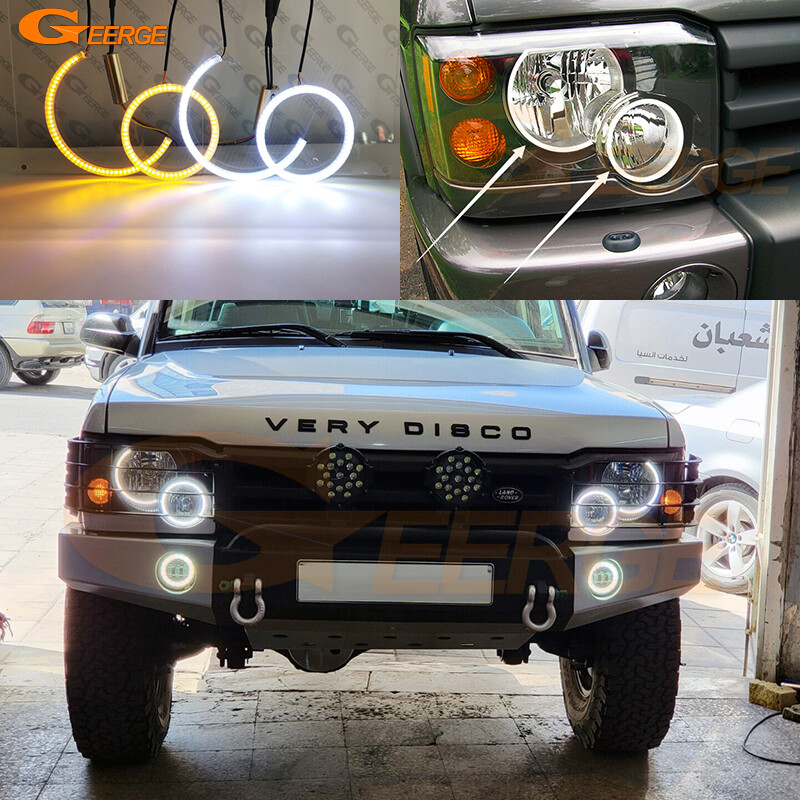 For Land Rover Discovery II 2 2003 2004 A/W Switchback Led Angel