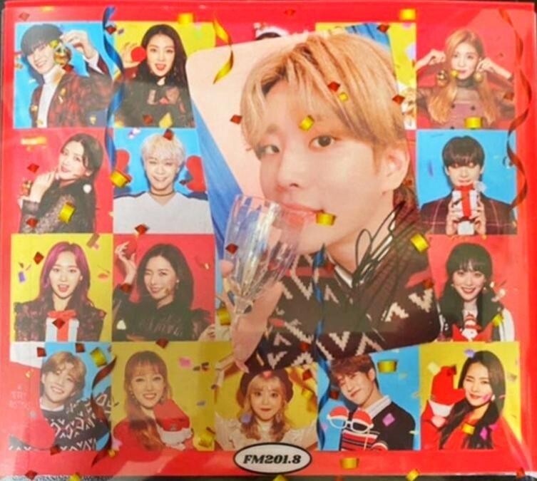 Fantagio Music FM201.8 + MJ autographed Signed photo card ASTRO