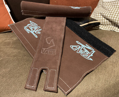 RAD Vans BMX Checkerboard & Suede ￼￼Pad Set LIMITED Set Rare Old