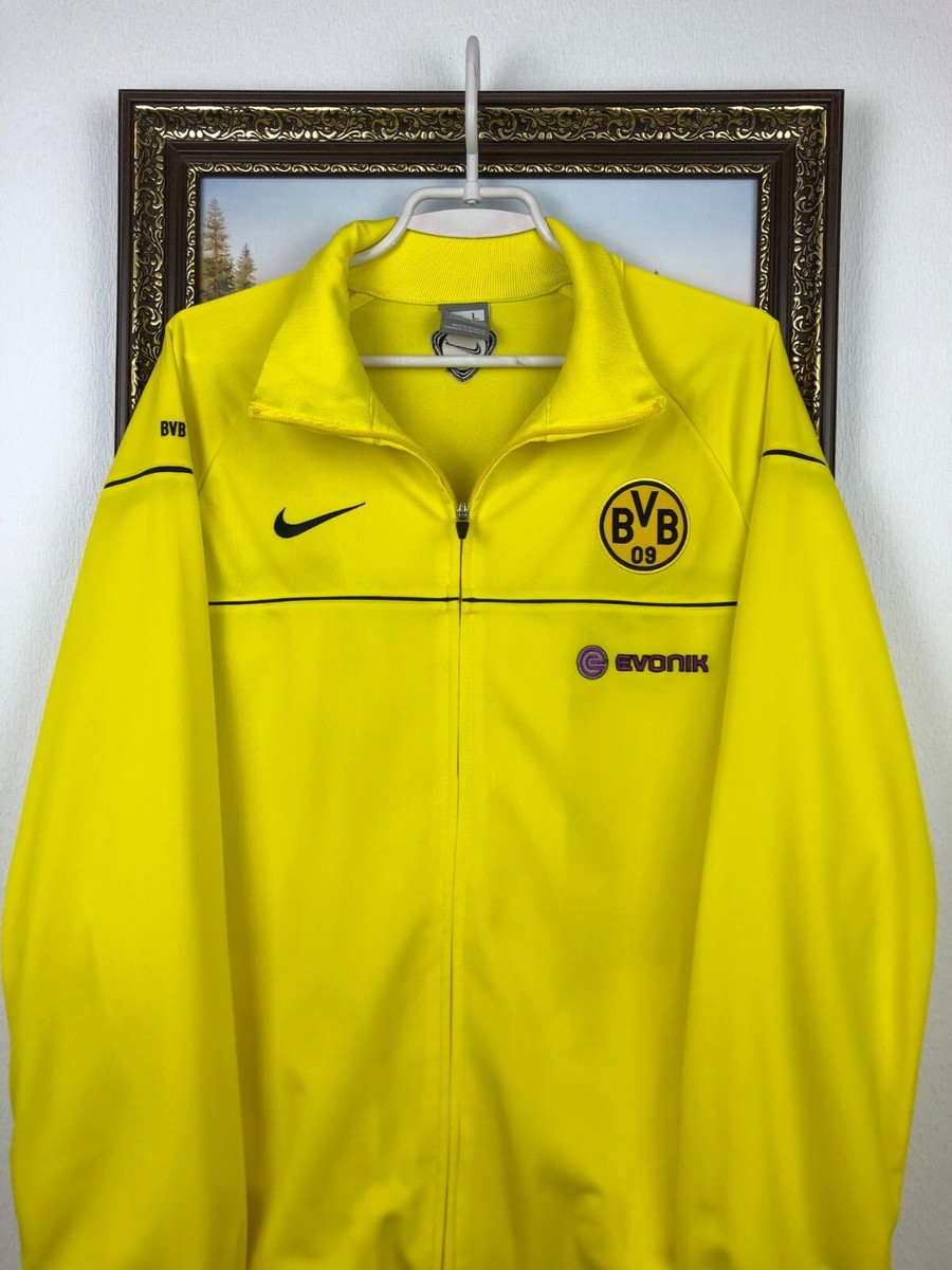 Vintage Nike Borussia Dortmund Football Jacket Soccer Track Top