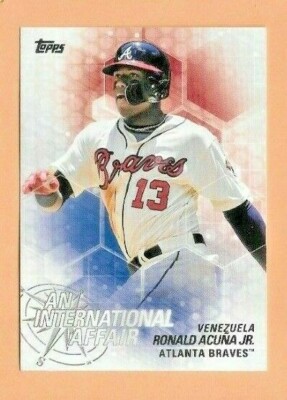 2018 Topps Update Series - An International Affair Ronald Acuña Jr
