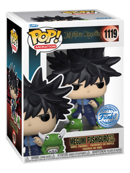 Funko POP #1119 Jujutsu Kaisen Megumi Fushiguro with Toads