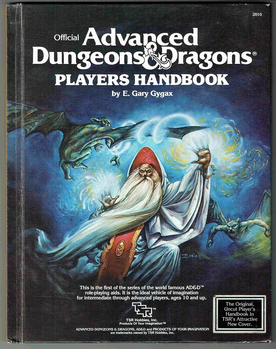 Official Advanced Dungeons And Dragons Players Handbook Gary Gygax
