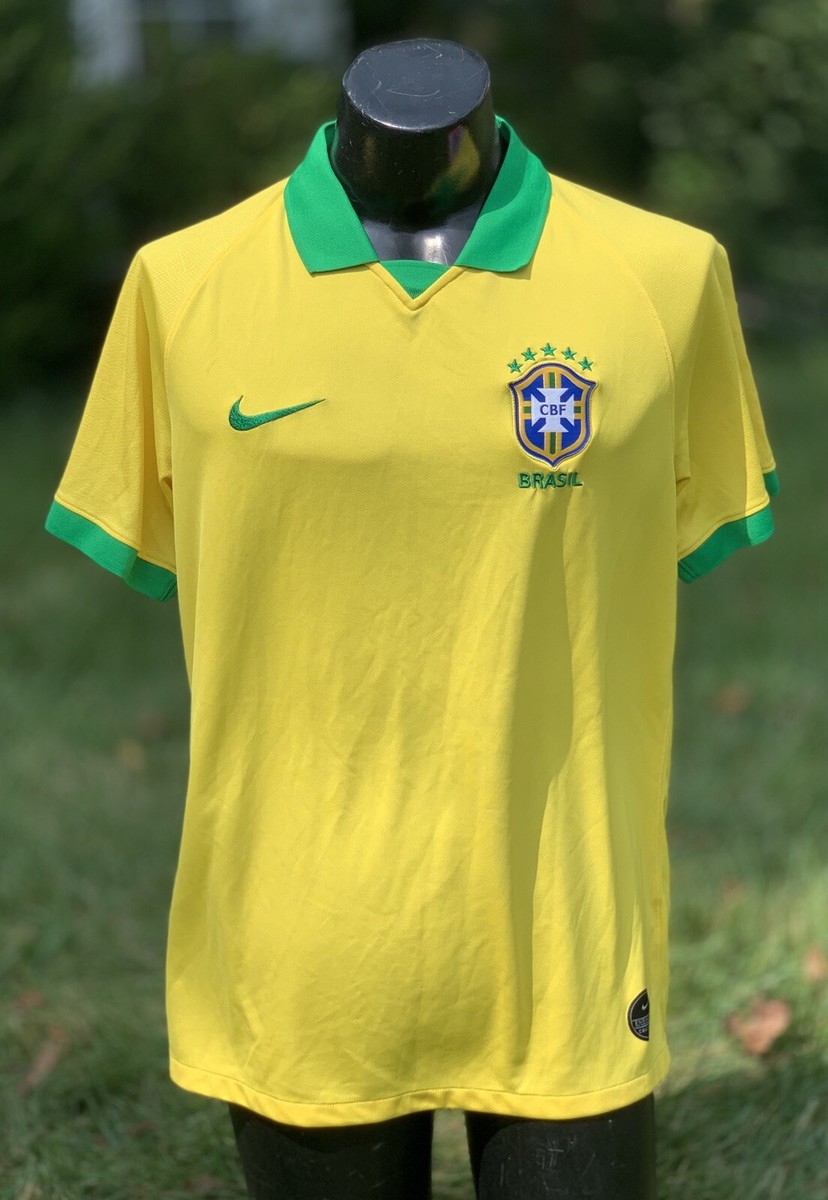 Brazil National Football Team CBF Brasil Soccer Jersey Shirt Nike