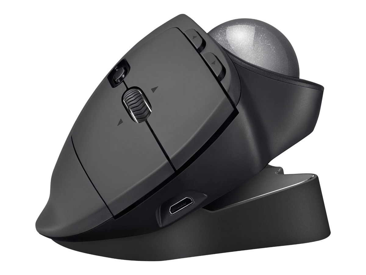 Logitech MX Ergo Plus Advanced Wireless Trackball Mouse With