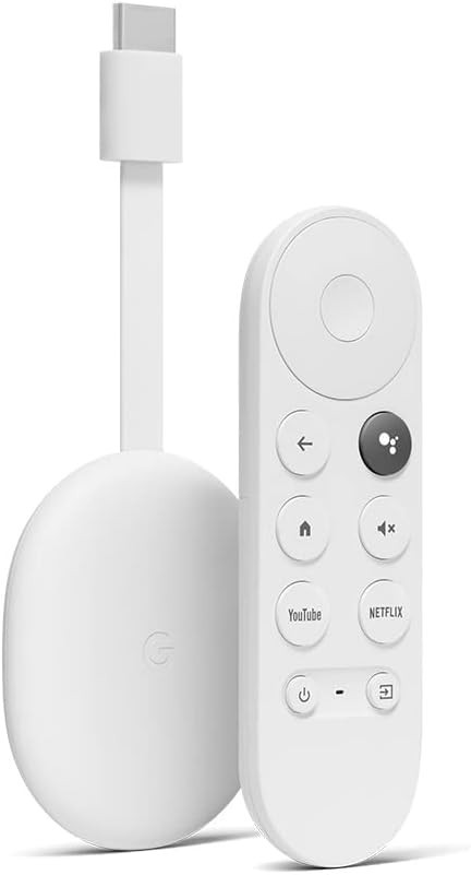 2022 White Chromecast with Google TV GA03131-GB Never Open Box for