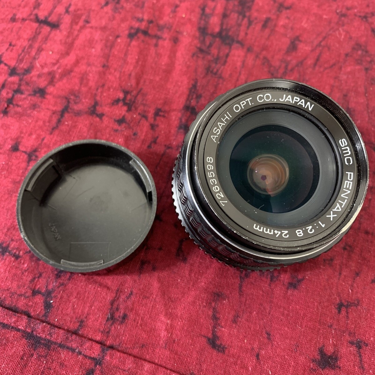 SMC Pentax 24mm F2.8 1:2.8 ASAHI Optical Prime Lens Fixed f/2.8