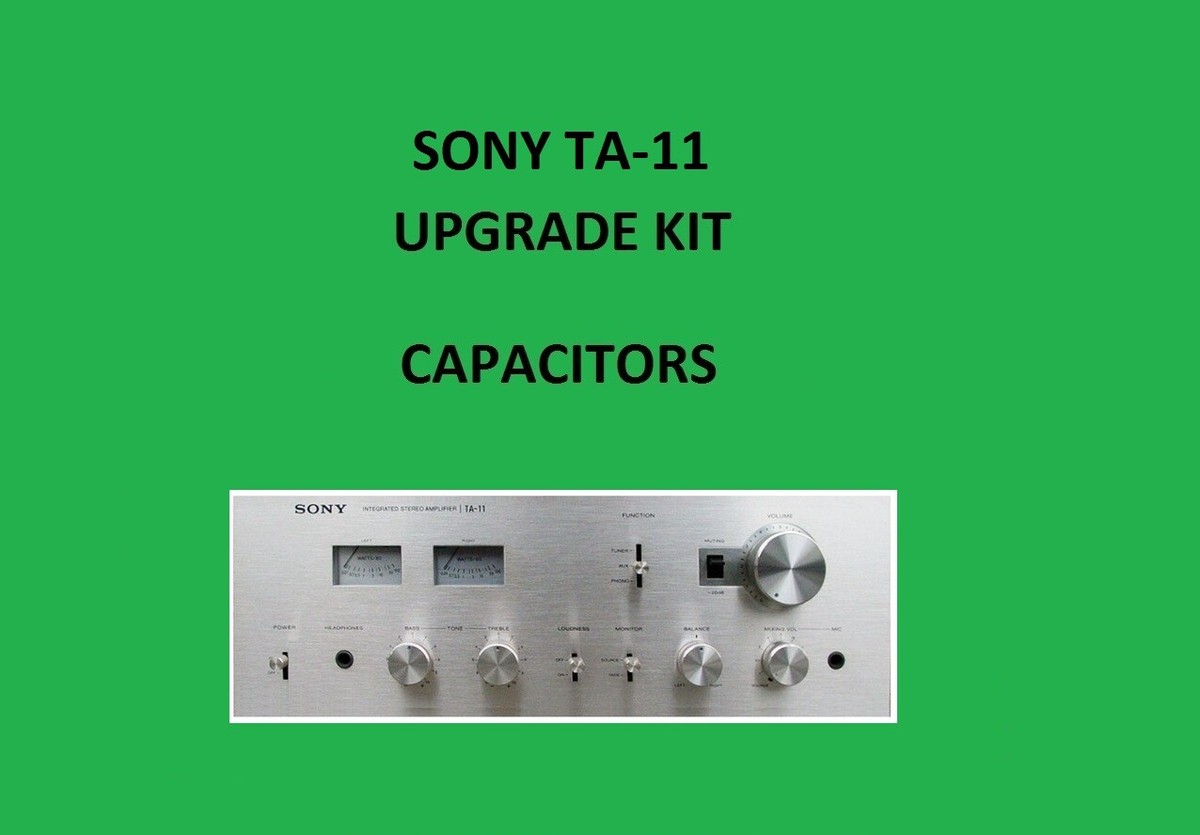 Stereo Amplifier SONY TA-11 Repair KIT - all capacitors | eBay