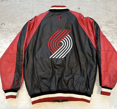 Vintage 90s NBA Pro Player Portland Trailblazer Leather Basketball