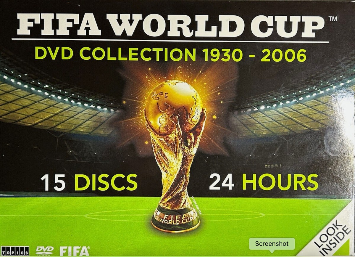 FIFA World Cup DVD Collection 1930-2006! Box Set 15 Discs, 24 hrs