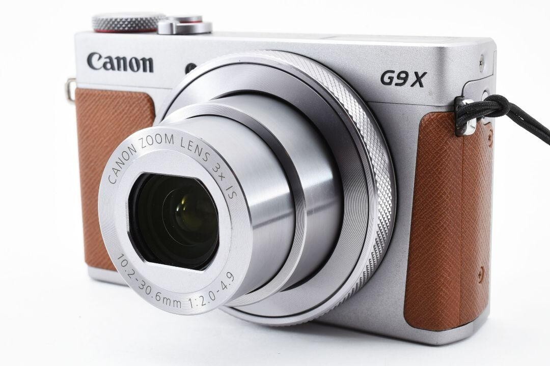 Canon PowerShot G9 X Mark II Compact Digital Camera Silver Brown
