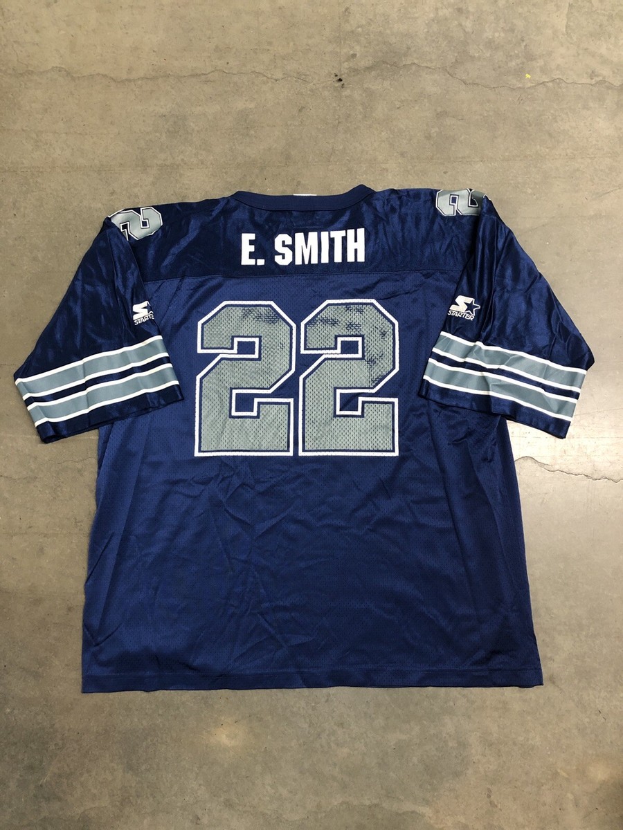 Vintage 90's Dallas Cowboys Emmitt Smith #22 Starter NFL Jersey