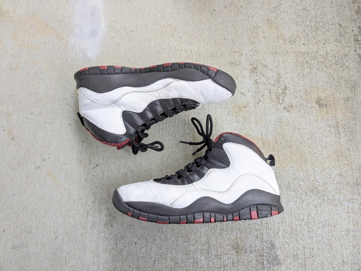 Nike Air Jordan 10 X Retro Chicago White Black Red Men 9.5 310805