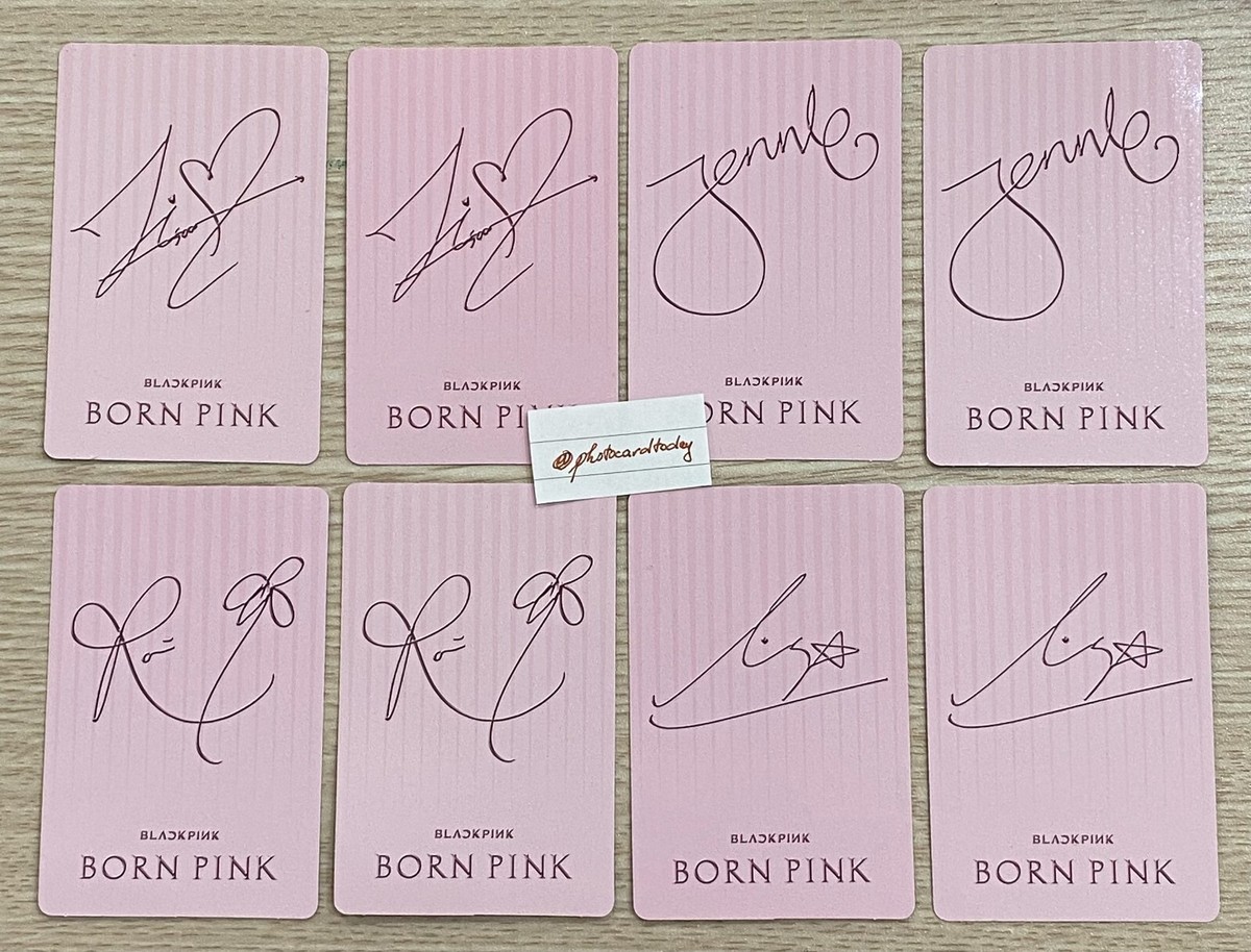 BLACKPINK VINYL LP BORN PINK LIMITED EDITION PHOTOCARD OFFICIAL