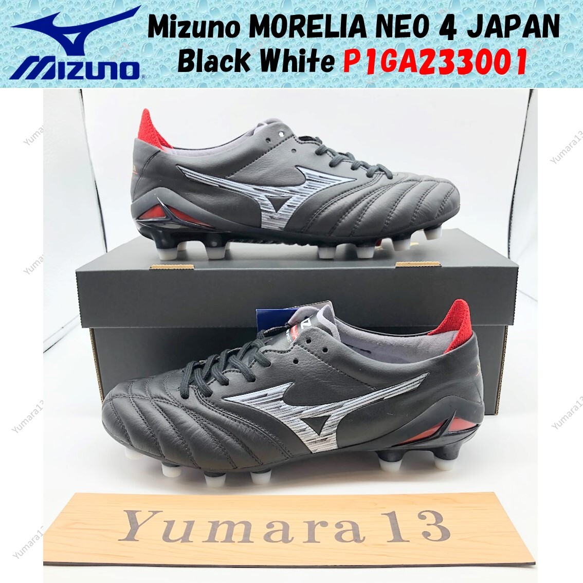 Mizuno MORELIA NEO 4 JAPAN Black White P1GA233001 Men's Size | eBay