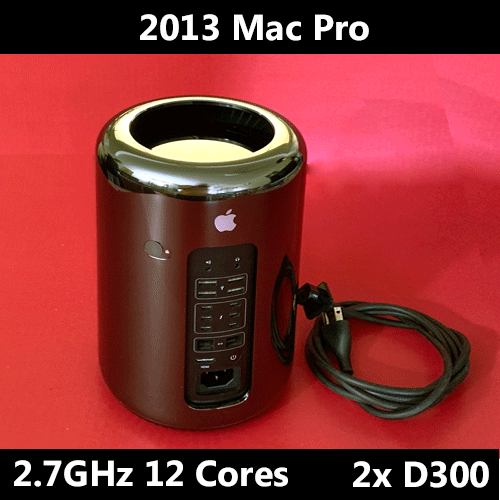2013 Mac Pro | 2.7GHz 12-Core | Dual AMD D300 | 64GB RAM | 1TB