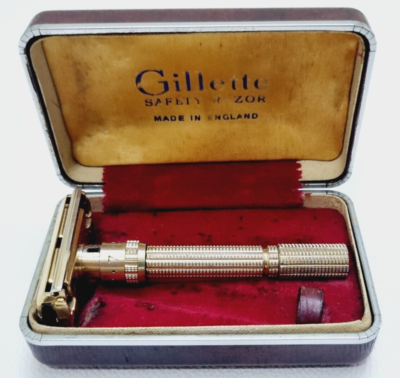 Vintage Gillette Safety Razor SLIM Adjustable - 1963 - Code I-1