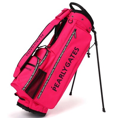PEARLY GATES LIMITED Lightweight Stand Type Caddy Bag 46inch Pink