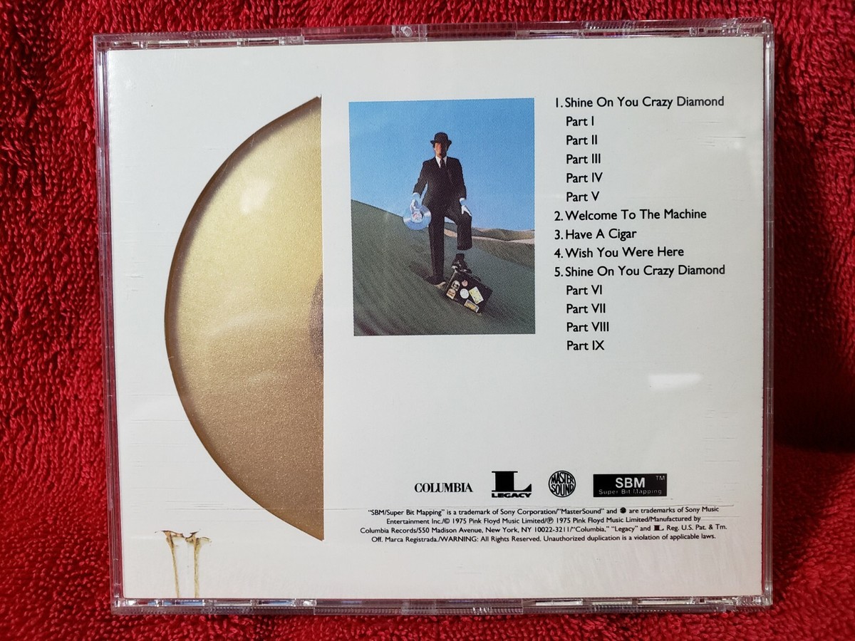 Pink Floyd - Wish You Were Here CD 24k Gold Collectors SBM Sony