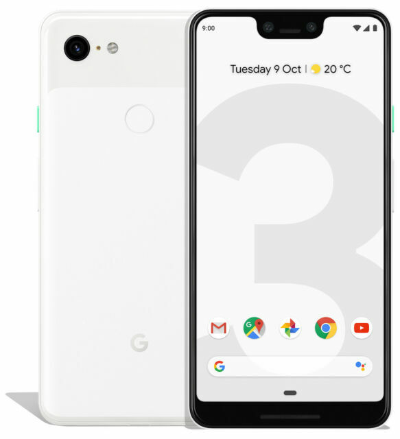 Google Pixel 3 XL - 128 GB - Clearly White (Unlocked) for sale