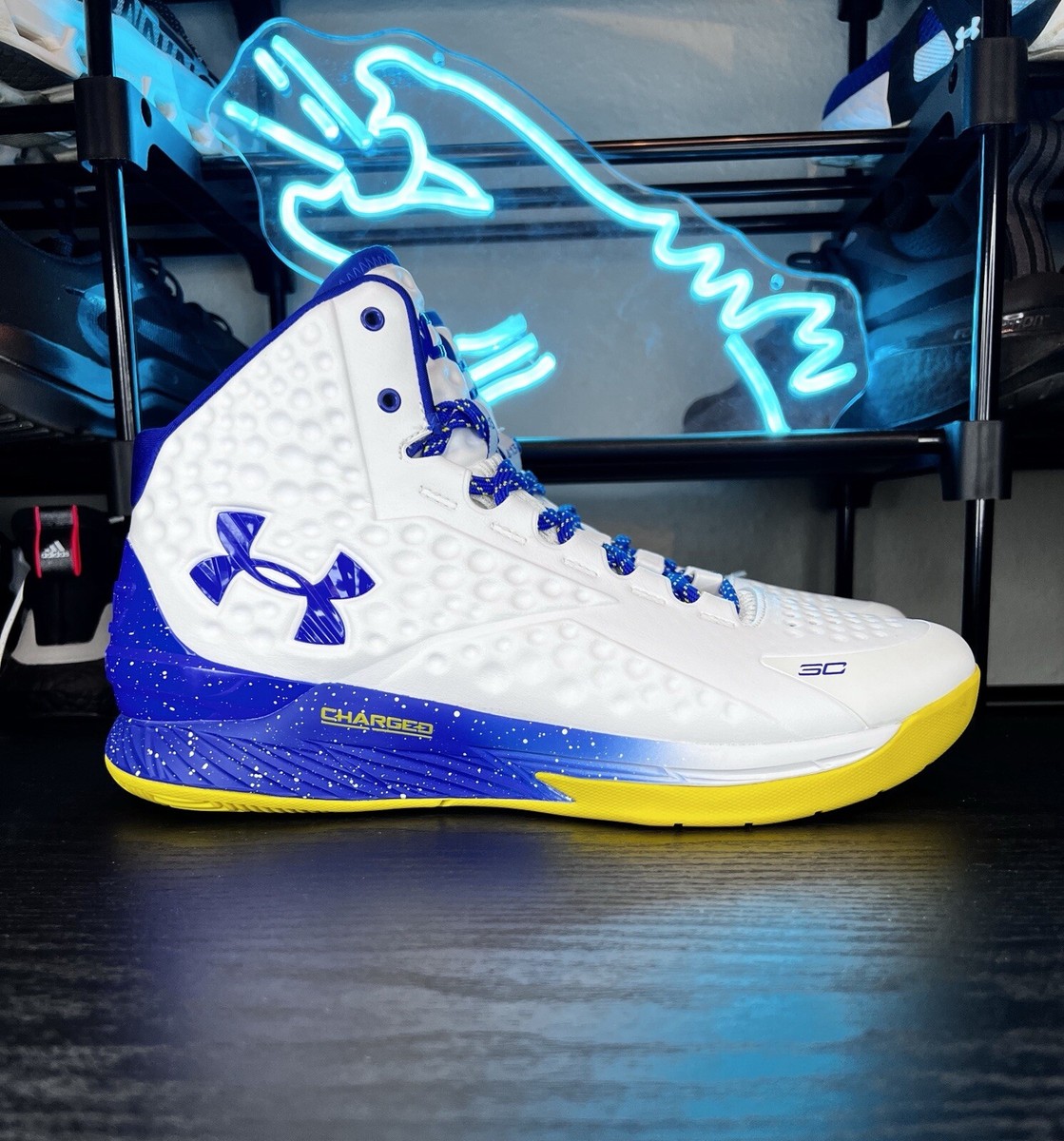 Under Armour Curry 1 Retro Dub Nation Men's NBA Basketball Shoes