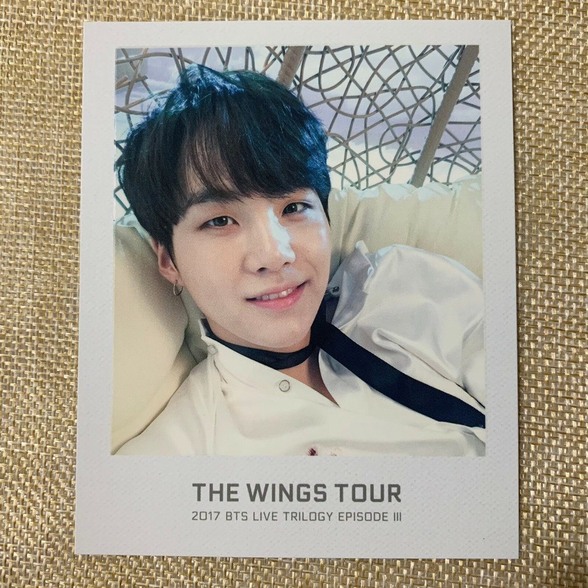 BTS SUGA [WINGS Tour Binder Trilogy Ticket Album] Official