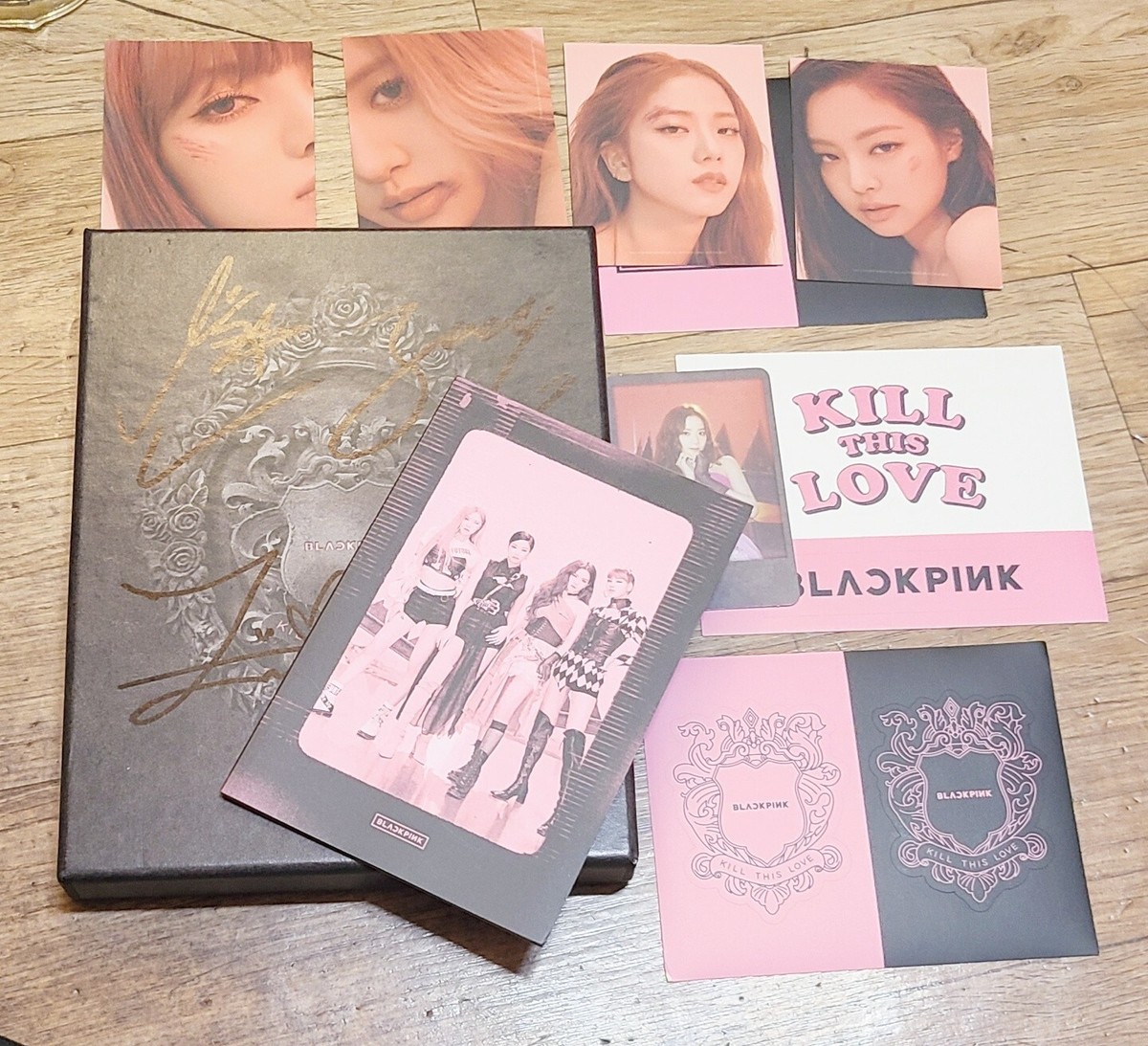 BLACK PINK BLACKPINK [KILL THIS LOVE] PROMO album Autographed