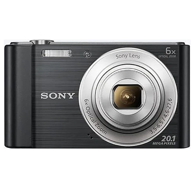 Sony CyberShot DSC W810 20.1 MP Digital Camera W/Battery & Charger