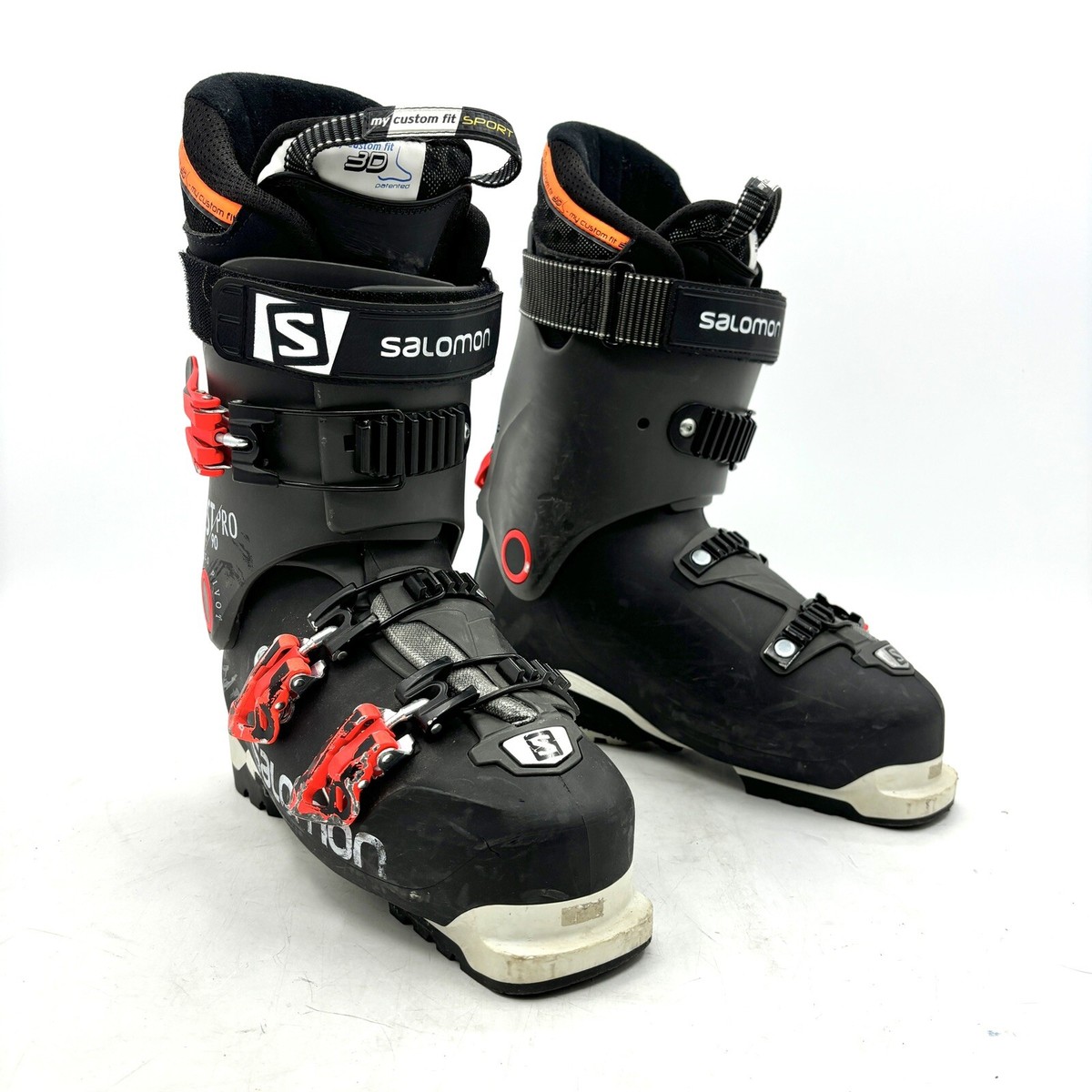 Salomon Quest Pro 90 Black Downhill Ski Boots Men's Size 26/26.5