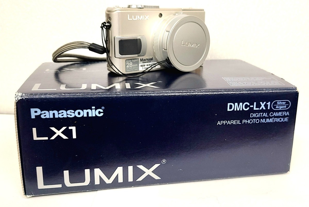 Panasonic Lumix DMC-LX1 DIGITAL CAMERA SILVER 8.4MP 4x LEICA LENS